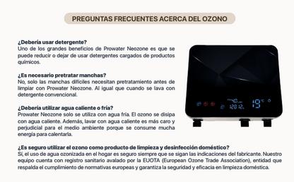 VittaBlue 4.0 Ozone | Sistema de Ozono Doméstico para Ropa y Superficies